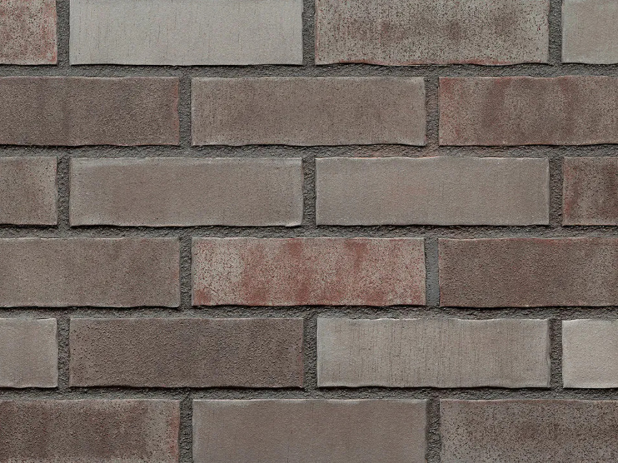 Фото Клинкерная плитка под кирпич King Klinker Old Castle Grey satin HF49, 240*71*14 мм