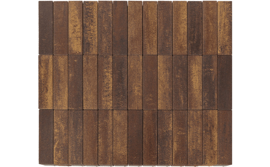 Фото Плитка тротуарная BRAER Ригель 2.0 Color Mix Мальва 320*80*60 мм