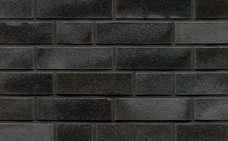 Фото Кирпич клинкерный Muhr 05E Brilliant Schwarz гладкий, 240*115*52 мм