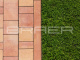 Фото Тротуарный бордюр BRAER БР 100.20.8 Color Mix тип 10, 1000*80*200 мм