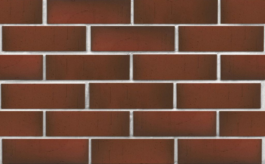 Фото Кирпич клинкерный ЛСР Ричмонд красный флэш винтаж, 250*85*65 мм
