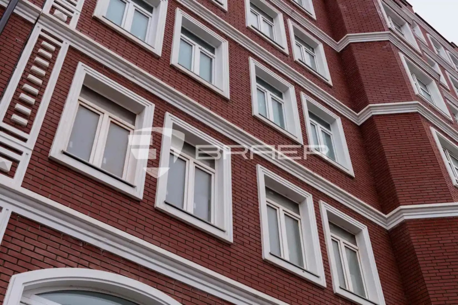 Фото Кирпич BRAER бордо гладкий, 250*120*65 мм