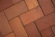 Фото Клинкерная брусчатка Penter Florenz bunt orangegelb geflammt, 200*100*45 мм