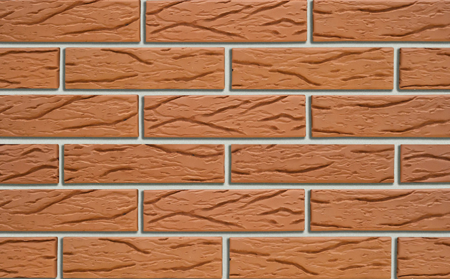 Фото Кирпич облицовочный Кротовский КЗ Классика красный рустик 250*120*65 мм