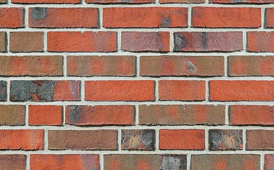 Фото Кирпич Roben Wiesmoor rotblau-bunt, 240*115*71 мм