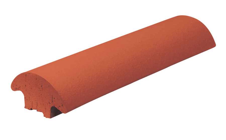 Фото Клинкерный заборный элемент King Klinker 01 Ruby red, 79*250*42 мм