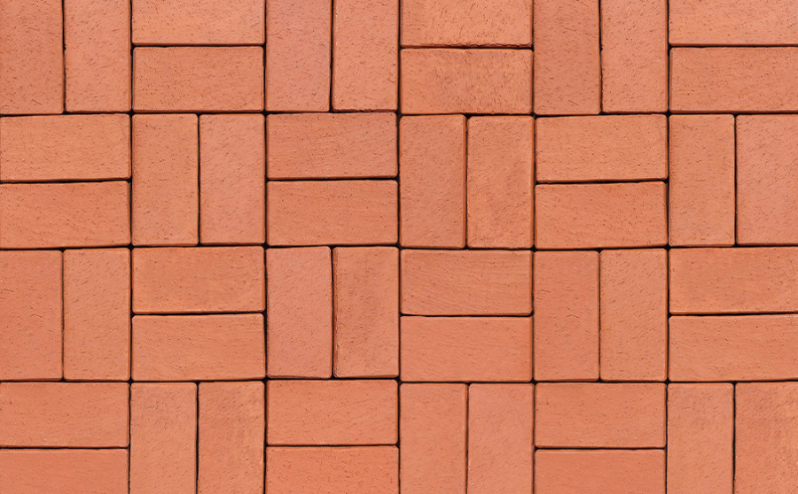 Фото Клинкерная брусчатка Westerwaelder Klinker WK110R40 Design Rot PK, 200*100*40 мм