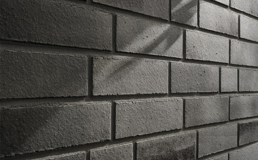 Фото Клинкерная плитка под кирпич Stroeher Farbklang, 2178 grey flashed, 240*71*14 мм