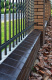 Фото Клинкерный заборный оголовок King Klinker 17 Onyx black, 310*310*80 мм