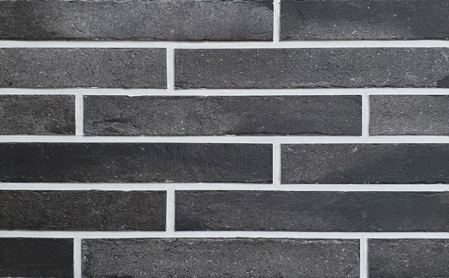 Фото Клинкерная плитка под кирпич INTERBAU Brick Loft, INT 576 Anthrazit, 360*52*10 мм