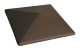 Фото Клинкерный заборный оголовок King Klinker 03 Natural brown, 445*445*90 мм