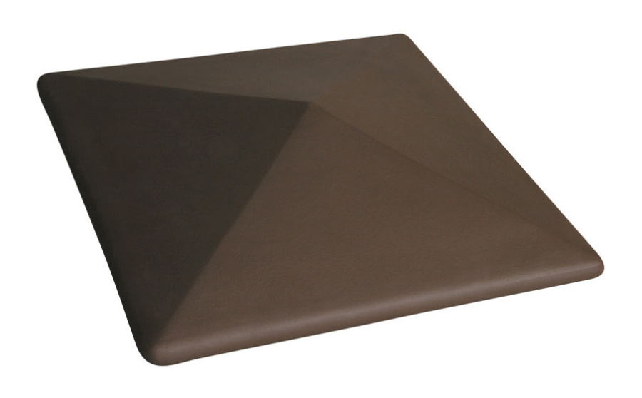 Фото Клинкерный заборный оголовок King Klinker 03 Natural brown, 445*445*90 мм
