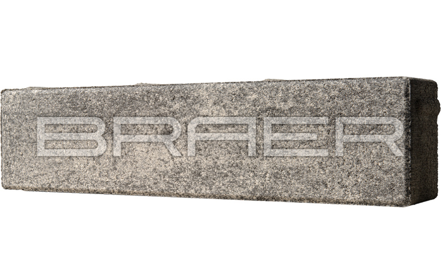 Фото Плитка тротуарная BRAER Ригель 2.0 Color Mix Туман 320*80*60 мм