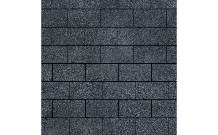 Фото Плитка тротуарная SteinRus Бельпассо Медио Б.10(Б).П.8, Backwash, Неро, 225*150*80 мм