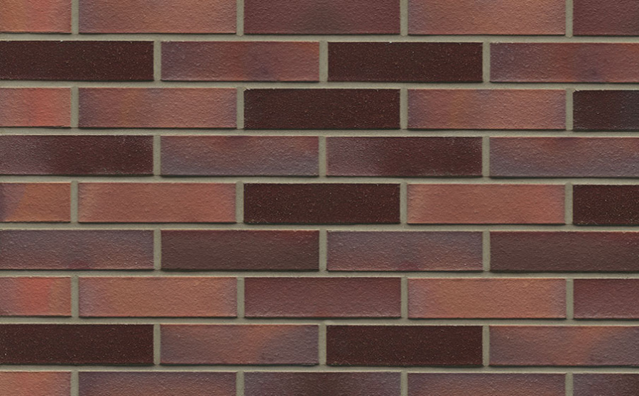 Фото Кирпич клинкерный Muhr 04EG Rotbraun-bunt Edelglanz гладкий, 290*60*71 мм