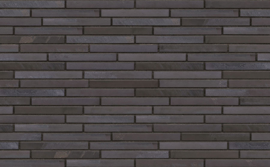 Фото Клинкерная плитка под кирпич King Klinker KING SIZE 05 Black heart гладкая LF, 490*52*14 мм