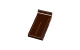 Фото Клинкерный завершающий водоотлив Terca Dark brown shine, 215*105*30 мм