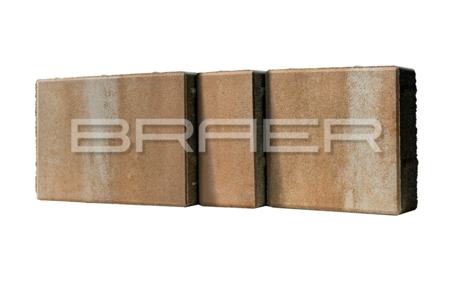 Фото Плитка тротуарная BRAER Мозаика Color Mix Плато, толщина 60 мм