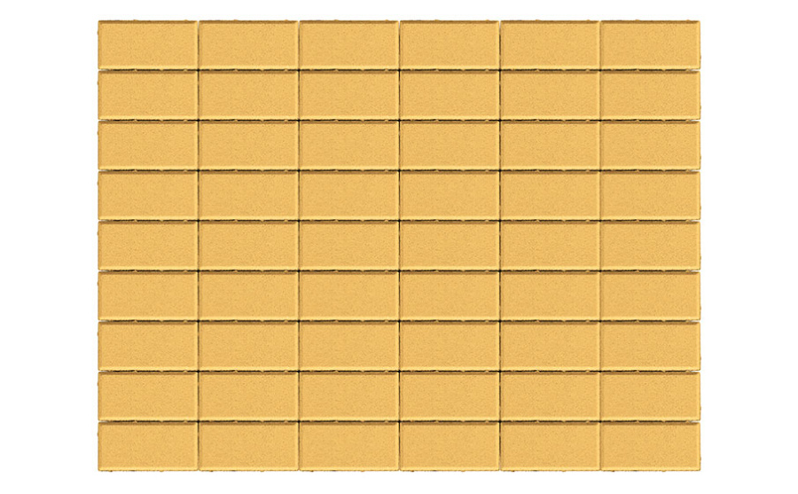 Фото Плитка тротуарная BRAER Прямоугольник песочный, 200*100*40 мм