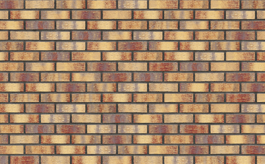 Фото Клинкерная плитка под кирпич King Klinker Old Castle Rainbow brick HF15 240*71*10 мм