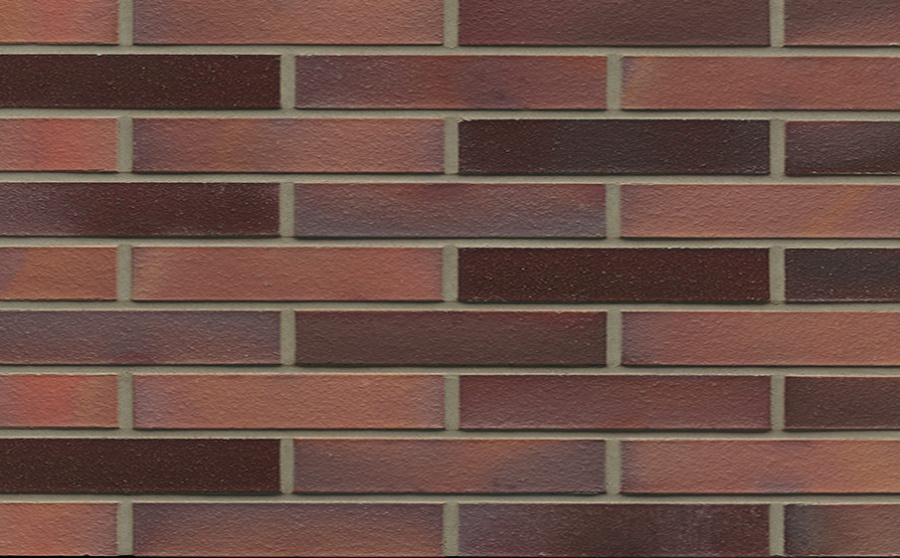 Фото Кирпич клинкерный Westerwaelder Klinker Nr 04EG Rotbraun-bunt Edelglanz, 290*60*52 мм