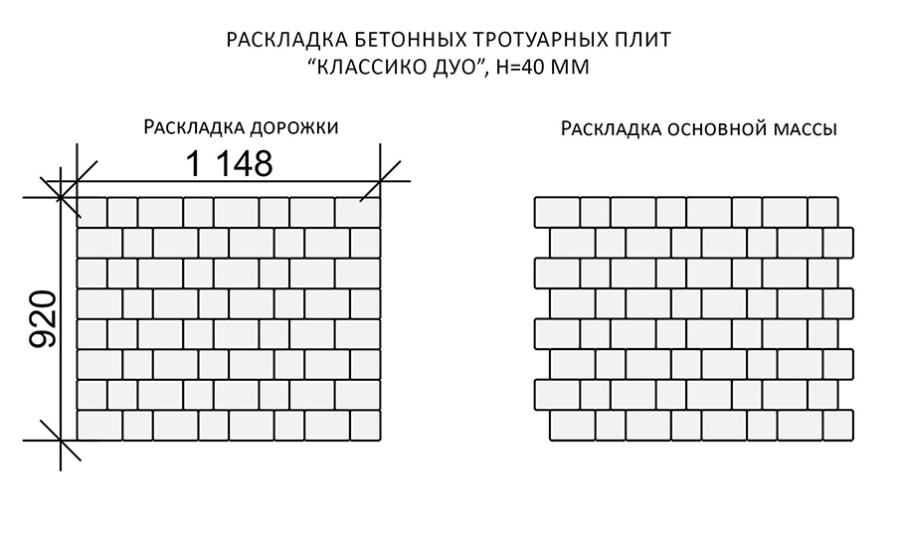 Фото Плитка тротуарная BRAER Классико Дуо песочный, 115/172*115*40 мм