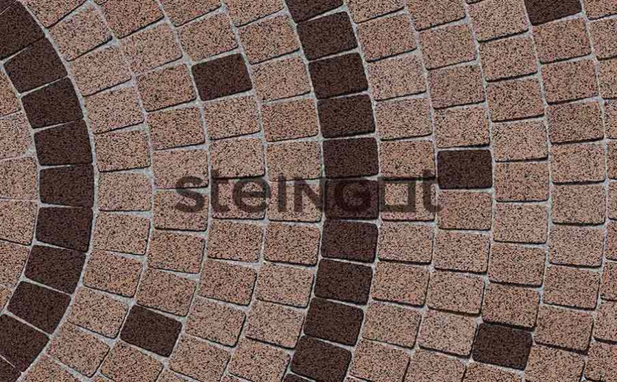 Фото Плитка тротуарная Steingot Премиум, Классика Арко, Кофейный (Bruno), комплект 3 шт, толщина 60 мм