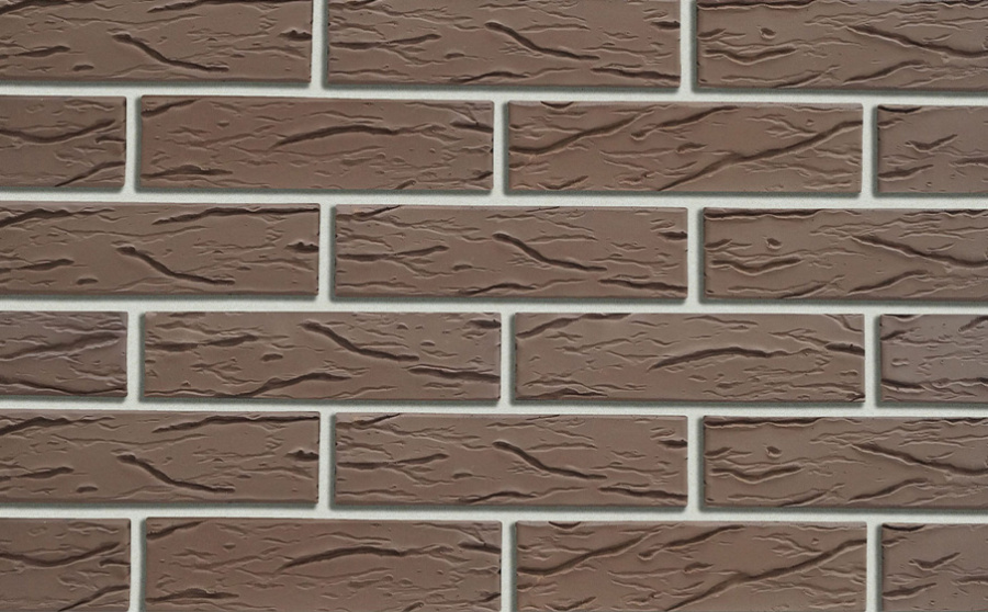 Фото Кирпич облицовочный Кротовский КЗ Классика Шоколад рустик 250*120*65 мм