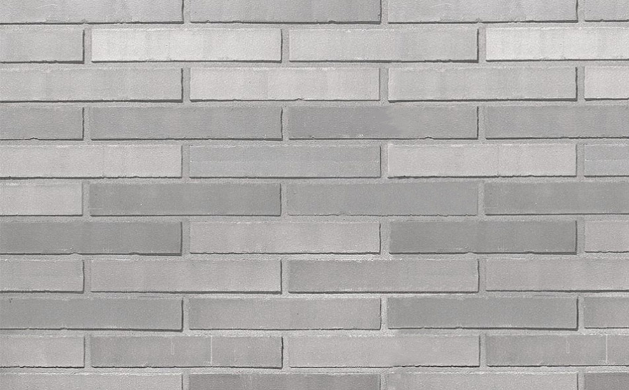 Фото Кирпич Roben Faro grau-bunt glatt клинкерный, 290*90*52 мм