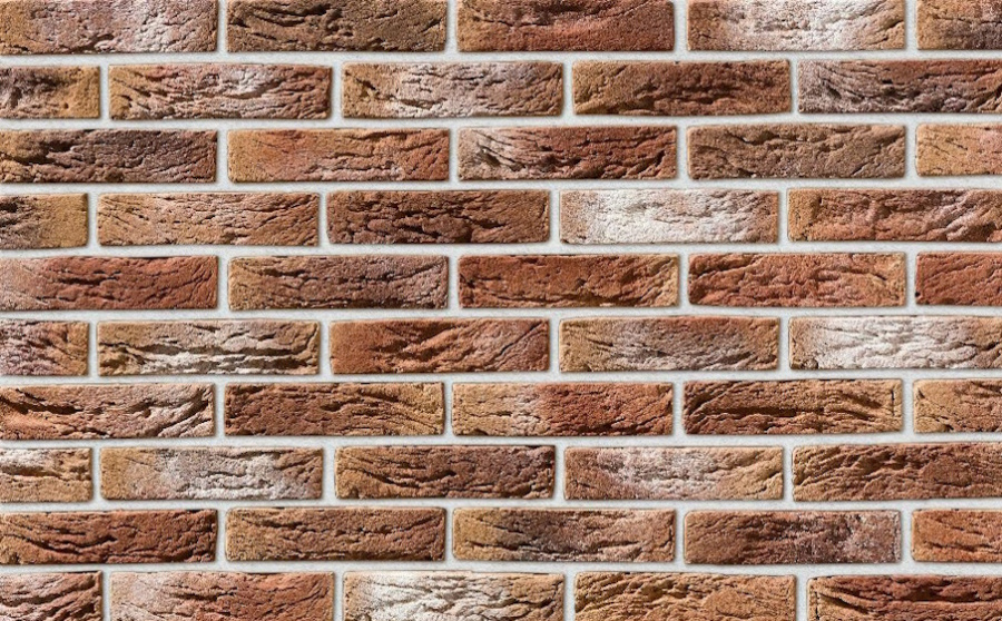 Фото Декоративный кирпич Leonardo Stone Сен-Жермен 200*50*14 мм 0,79 м2/уп 778