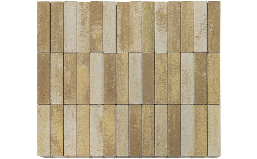 Фото Плитка тротуарная BRAER Ригель 2.0 Color Mix Саванна 320*80*60 мм