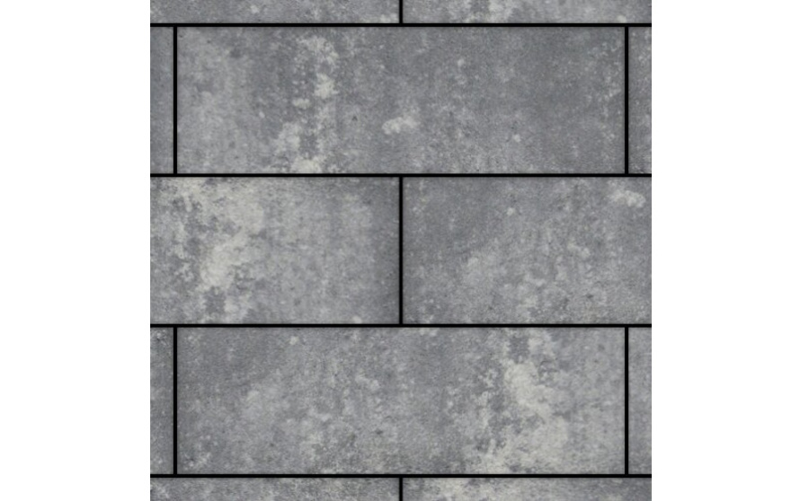 Фото Плитка тротуарная SteinRus Аликанте Б.2.П.8 гладкая, ColorMix Актау, 900*300*80 мм