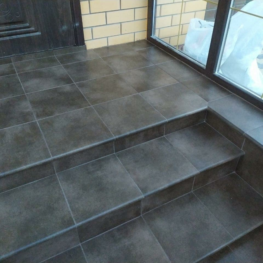 Фото Клинкерная ступень-флорентинер Westerwaelder Klinker ATRIUM Mocca, 310*320*9,5 мм