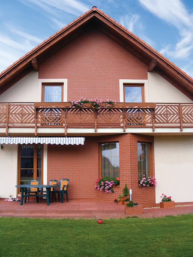 Фото Клинкерная плитка под кирпич King Klinker Dream House 01 Ruby red RF10, 250*65*10 мм