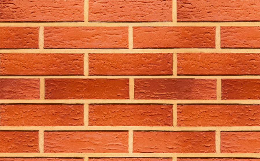 Фото Кирпич облицовочный пустотелый Terca Red риф, 250*85*65 мм