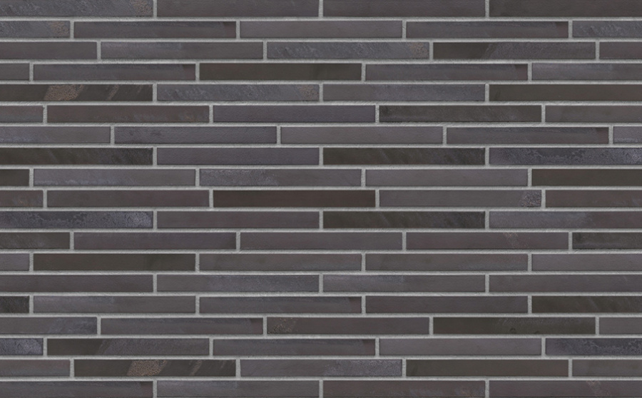 Фото Клинкерная плитка под кирпич King Klinker KING SIZE 05 Black heart гладкая LF, 490*52*14 мм