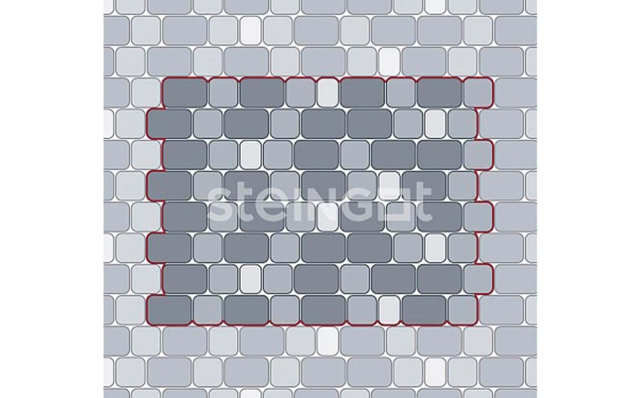 Фото Плитка тротуарная Steingot Моноцвет, Классика, бежевый, комплект 3 шт, толщина 60 мм