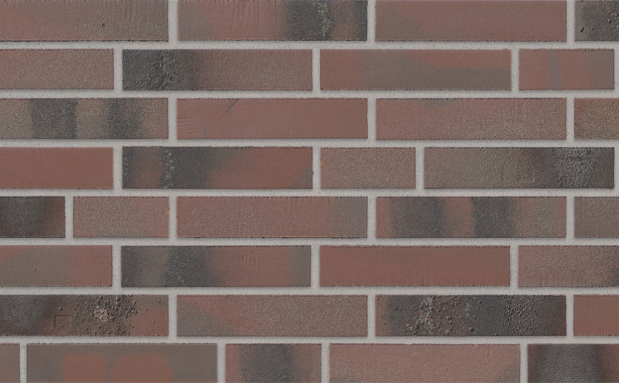 Фото Клинкерная плитка под кирпич Stroeher Brickwerk, 655 violettrot, 240*52*12 мм