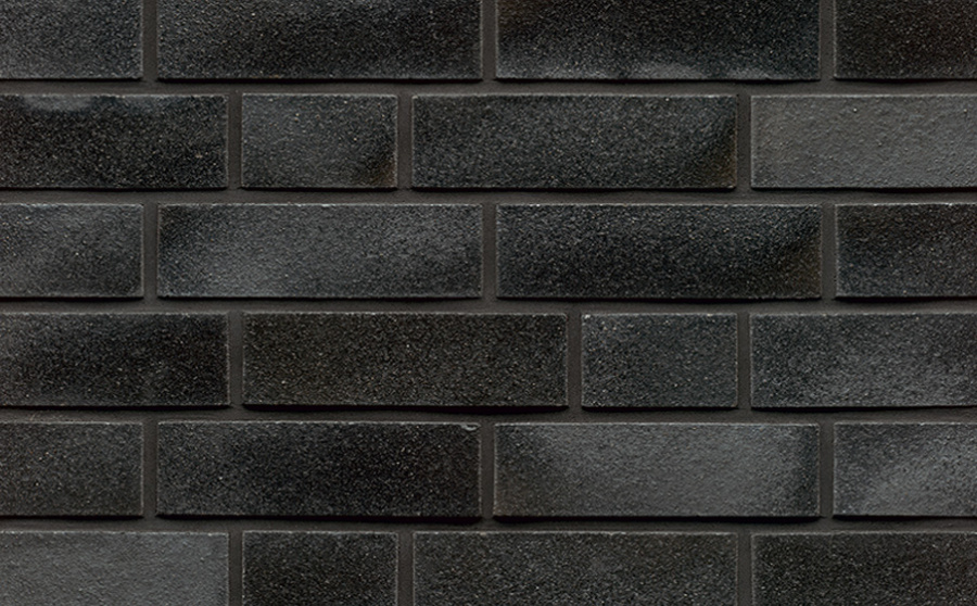 Фото Кирпич клинкерный Westerwaelder Klinker WK 85E, Brilliant Schwarz, 240*55*71 мм