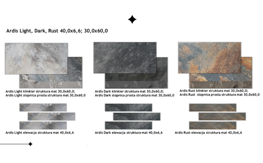 Фото Клинкерная плитка под кирпич Paradyz Ardis Rust, 400*66*11 мм