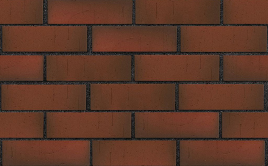 Фото Кирпич клинкерный ЛСР Ричмонд красный флэш винтаж, 250*85*65 мм