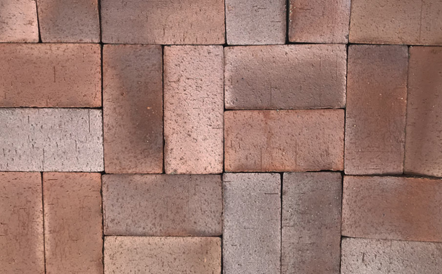 Фото Клинкерная брусчатка Muhr №04 Rotbraun-bunt, 200*100*40 мм