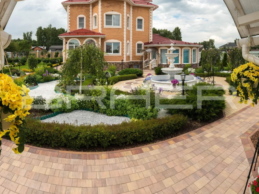 Фото Плитка тротуарная BRAER Старый город Ландхаус Color Mix тип 3 Мальва, толщина 60 мм