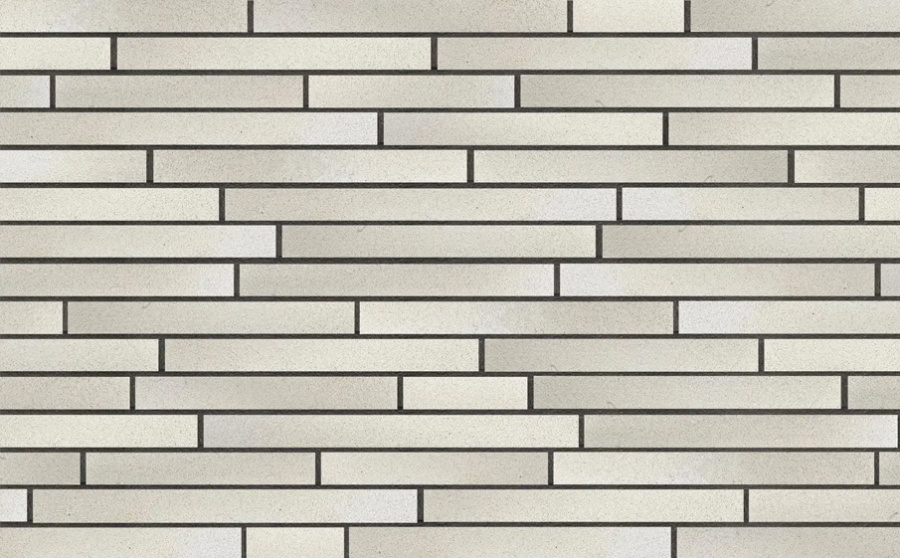 Фото Клинкерная плитка под кирпич Terramatic Forta White AC, 390*40*14 мм
