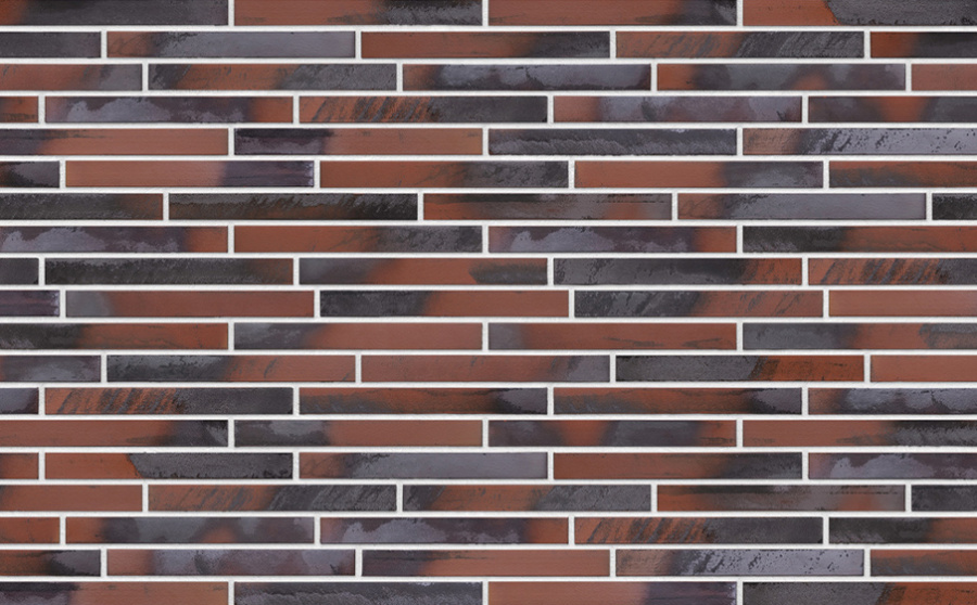 Фото Клинкерная плитка под кирпич King Klinker KING SIZE 01 Castle forge гладкая LF, 490*52*14 мм