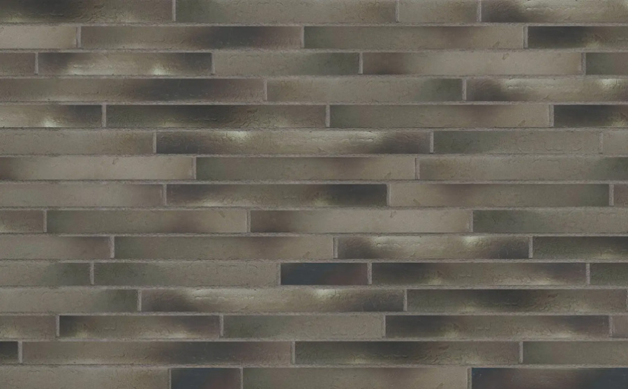 Фото Клинкерная плитка под кирпич Terramatic Forta Grey AВ, 390*40*14 мм