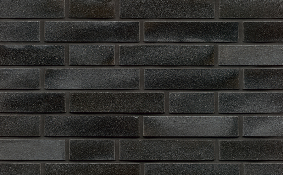 Фото Кирпич клинкерный Westerwaelder Klinker Nr 05E Brilliant Schwarz, 240*115*52 мм