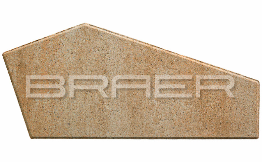 Фото Плитка тротуарная BRAER Витраж Color Mix Плато, толщина 80 мм