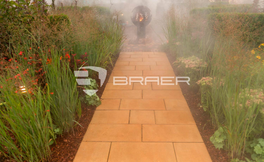 Фото Плитка тротуарная BRAER Триада Color Mix Сахара, толщина 60 мм