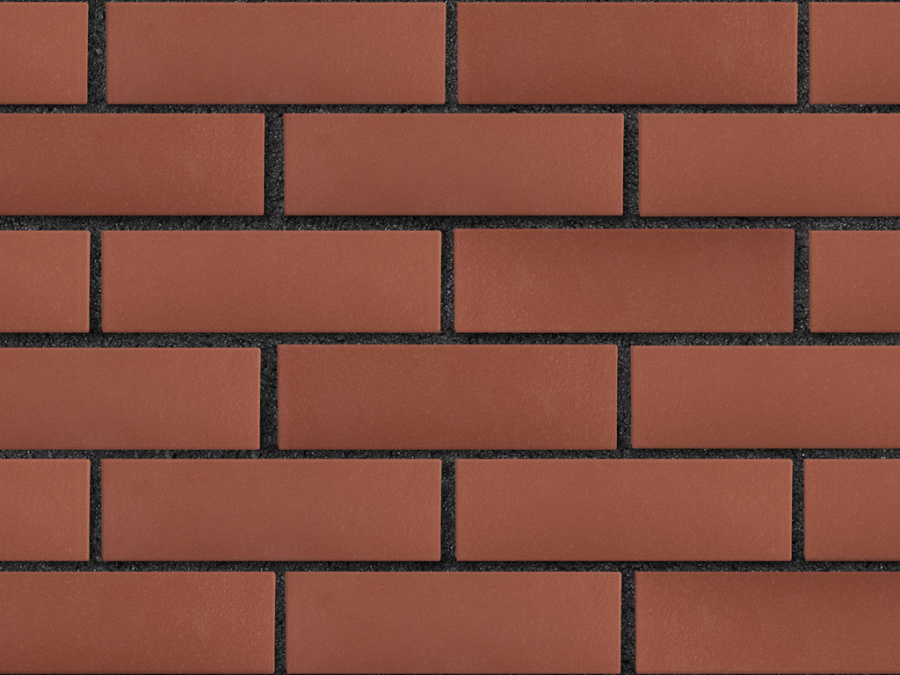 Фото Кирпич клинкерный ЛСР Эдинбург темно-красный гладкий, 250*85*65 мм